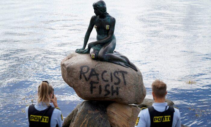 Copenhagen’s Little Mermaid Labelled ‘Racist Fish’