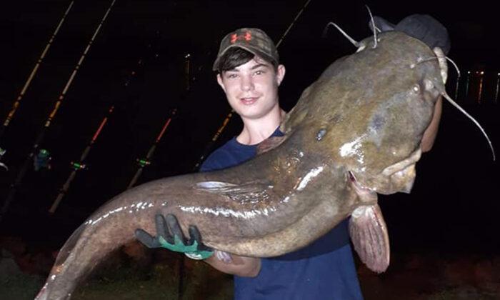 13-Year-Old Reels In Monster Catfish Fishing on SC Lake–and the Photos Go Viral