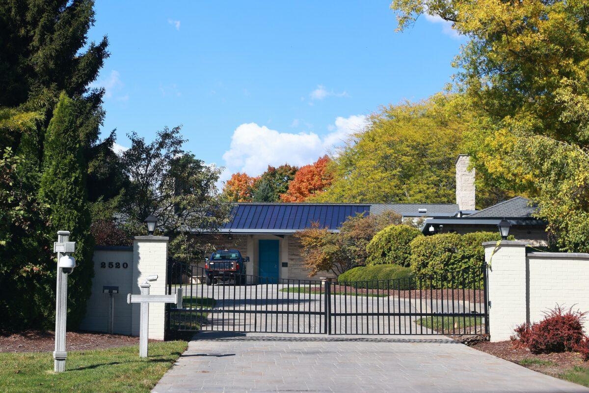 The Michigan governor's mansion is seen in Lansing, Mich., Oct. 8, 2020. (Rey Del Rio/Getty Images)