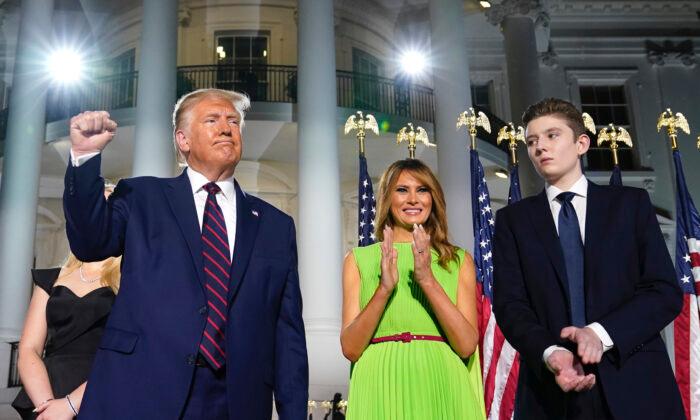 Trump’s 14-Year-Old Son Barron Tested Positive for CCP Virus, Now Negative: First Lady