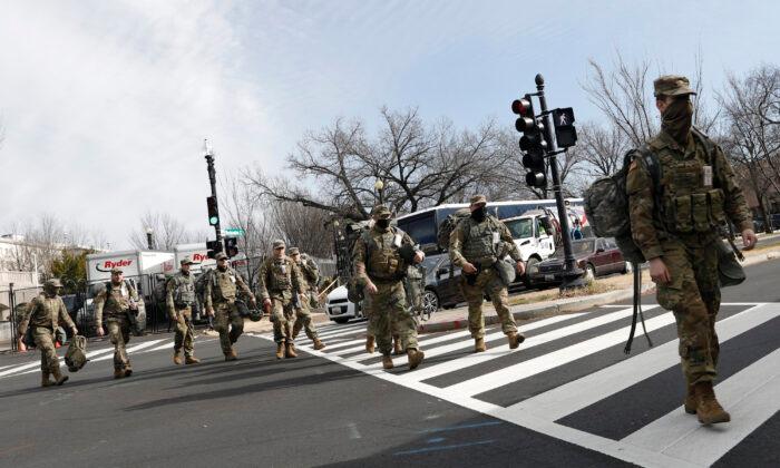 National Guard Troops Return to Capitol After Being ‘Banished’ to Parking Garage