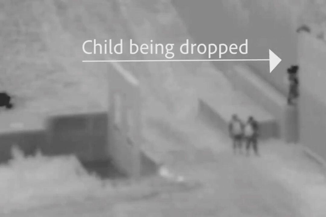 Another Child, 2, Dropped by Smuggler Over Border Wall: CBP Video