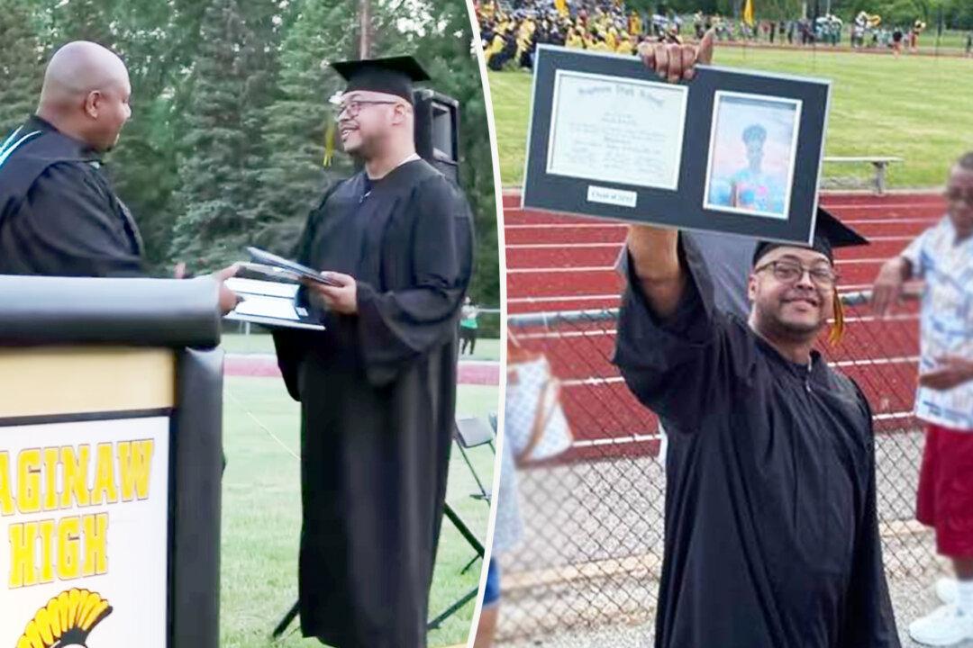 Michigan Dad Accepts Late Son’s High School Diploma: ‘It Was Such an Honor and Privilege’