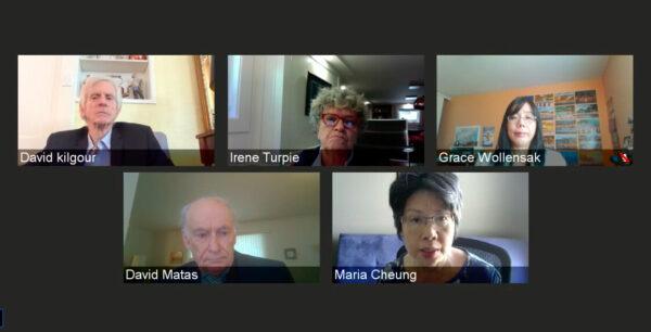 Rights Advocates call on the Canadian House of Commons to pass Bill S-204 to combat organ trafficking, at an webinar held on June 16, 2021, by the International Coalition to End Transplant Abuse in China. (Screenshot via Bluejeans)