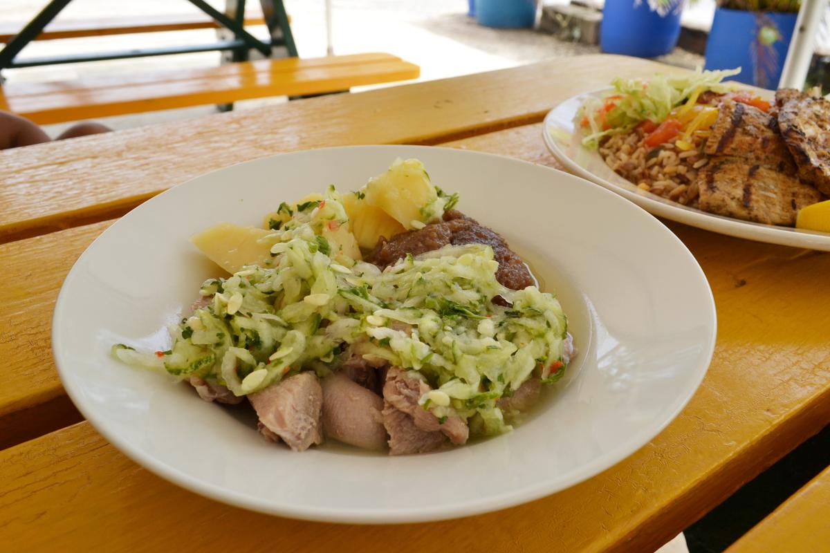 Pudding and souse. (Courtesy of Barbados Tourism Marketing Inc.)