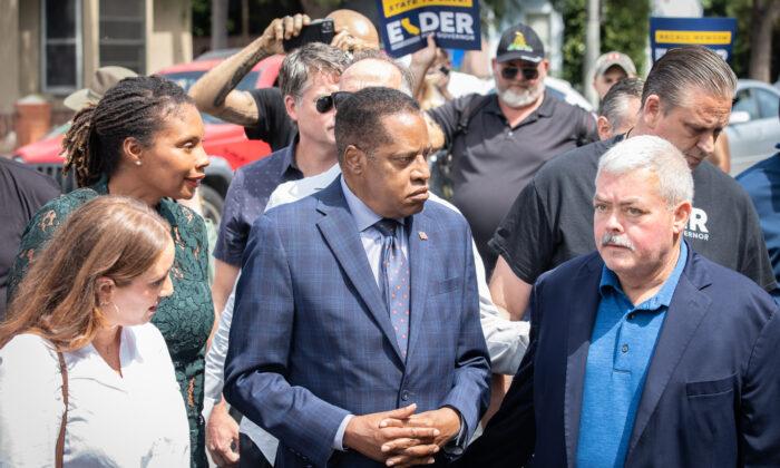 Tensions Rise, Eggs Thrown, Security Assaulted During Larry Elder’s Venice Beach Walk-Through