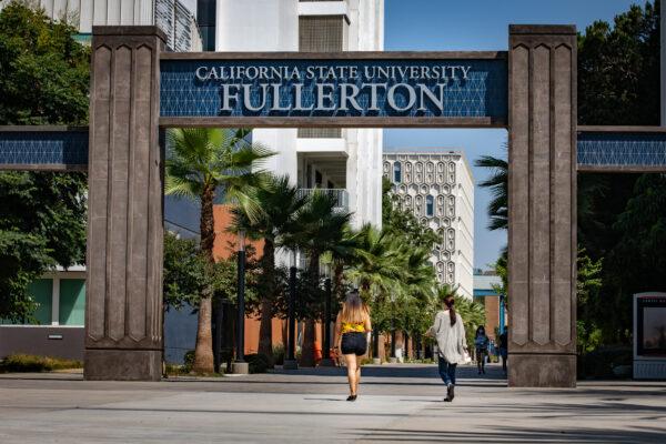 California State University–Fullerton in Fullerton, Calif., on Aug. 28, 2020. (John Fredricks/The Epoch Times)