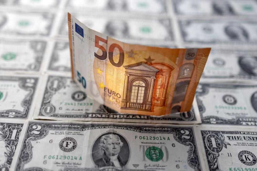 Euro Eases Versus Dollar as Traders Await Further Clues on Fed, ECB Path