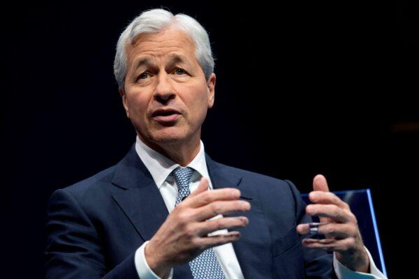 JPMorgan Chase & Co. CEO Jamie Dimon speaks during the Business Roundtable CEO Innovation Summit in Washington on Dec. 6, 2018. (Jim Waton/AFP via Getty Images)