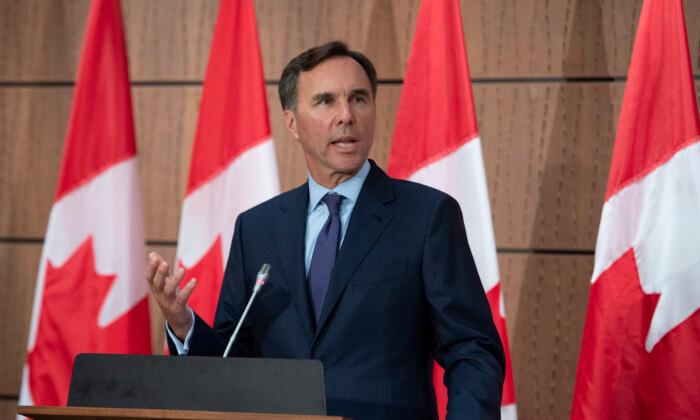 Ottawa ‘Probably’ Overspent on COVID Stimulus Payments, Says Bill Morneau