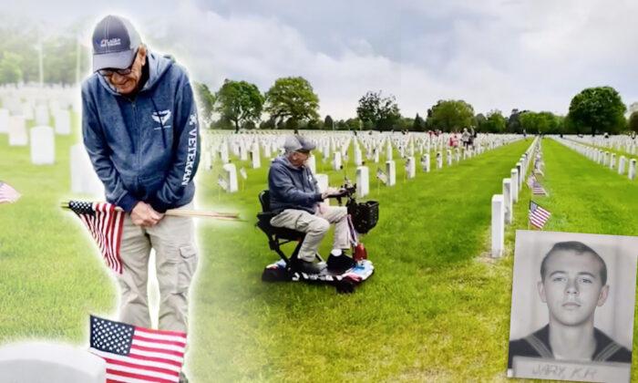80-Year-Old Navy Vet Dreams of Planting Flags at Snelling Cemetery to Honor Parents—Then He Gets His Day