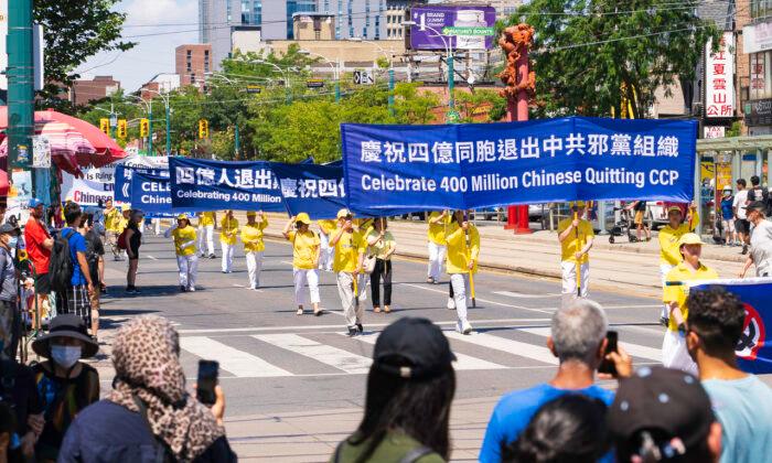 Celebratory Parades Held in Canada to Mark the Milestone of 400 Million Chinese Cutting Ties to CCP