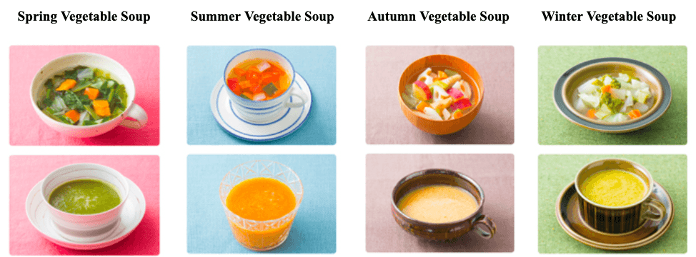 4 Seasonal Swaps ("The strongest vegetable soup (global authority of anticancer agents is directly communicated!" by Hiroshi Maeda/マキノ出版)