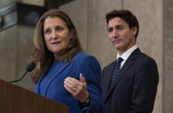 Poll Says Freeland Most Likely Candidate to Succeed Trudeau as Liberal Party Leader