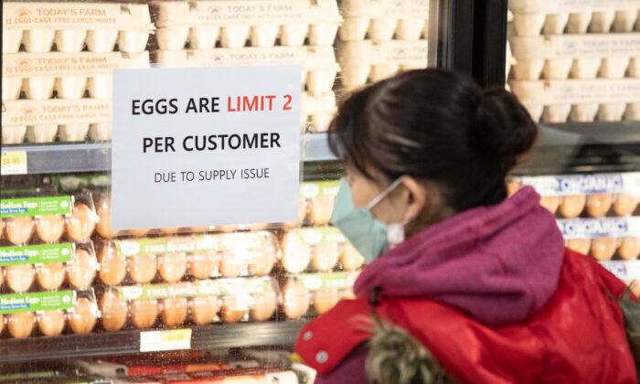 Spike in Egg, Lettuce Prices Shows Supermarket Prices Still Weigh on Budgets
