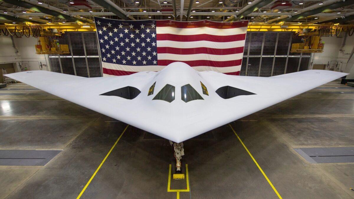 The U.S. Air Force released two new photos of the B-21 Raider at the 2023 Air and Space Forces Warfare Symposium in Aurora, Colorado, on March 7, 2023. (Courtesy of U.S. Air Force)