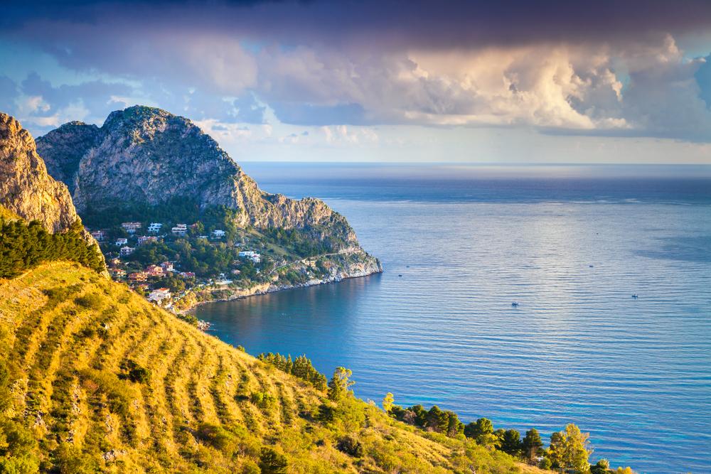 Along the Palermo to Cefalù route, Capo Zafferano offers unbelievable views of the Tyrrhenian Sea. (Andrew Mayovskyy/Shutterstock)
