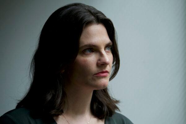 Nina Jankowicz, a disinformation expert and vice president at the Centre for Information Resilience, in Washington on March 23, 2023. Jankowicz was the head of the now defunct Department of Homeland Security (DHS) disinformation board. (Bastien Inzaurralde/AFP via Getty Images)