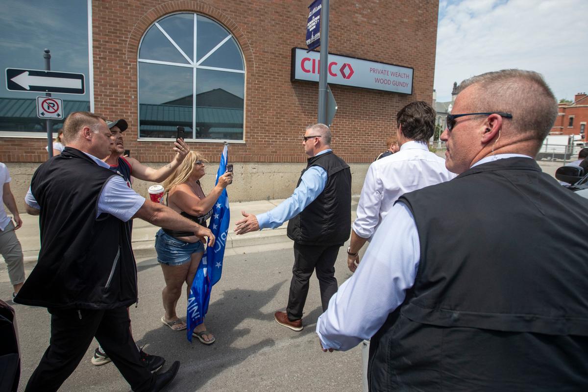 Trudeau Cuts Appearance Short in Belleville, Ont., Amid Protest