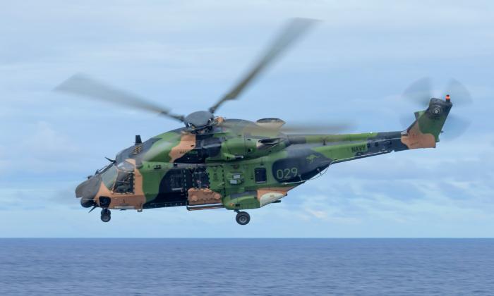 Navy Divers Join Search for Australian Defence Helicopter and Crew