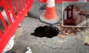 Suspicious Locals Spot Sinkhole, Call Paranormal Experts—Revealing Forgotten ‘Haunted’ Tunnels