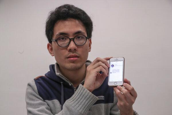 Hong Kong Language Learning Association Chairman Andrew Chan Lok-hang announced in August that after seeking legal advice, he decided to cease the operation of the “Hong Kong Language Learning Association” and initiate its dissolution process. File picture. (Adrian Yu/The Epoch Times)