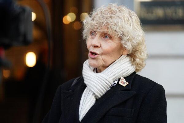 Former sub-postmaster Jo Hamilton arrives at Aldwych House, central London, for phase four of the Post Office Horizon IT inquiry on Jan. 11, 2024. (James Manning/PA Wire)