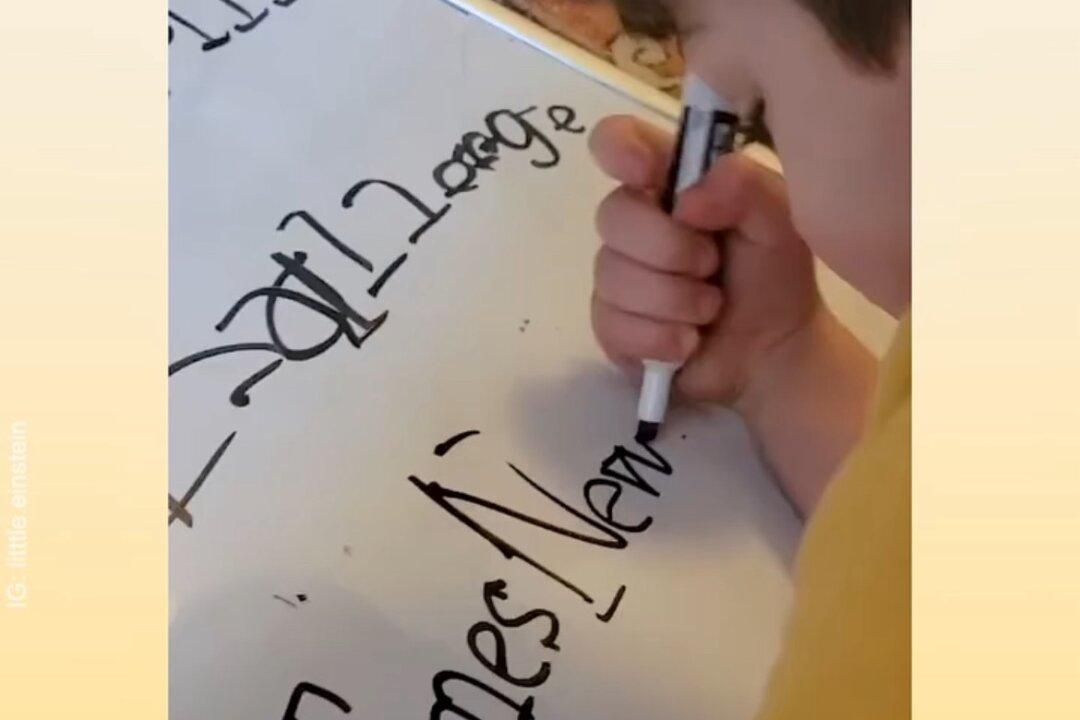 This 5-Year-Old Knows His Fonts!