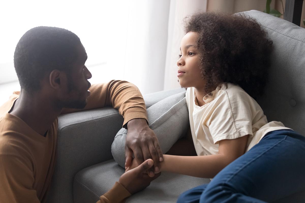 Building a strong relationship with your child is the key to being able to have honest conversations about gender confusion. (fizkes/Shutterstock)