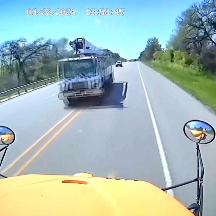Dashcam Video Shows Deadly Texas School Bus Crash After Cement Truck Veers Into Oncoming Lane