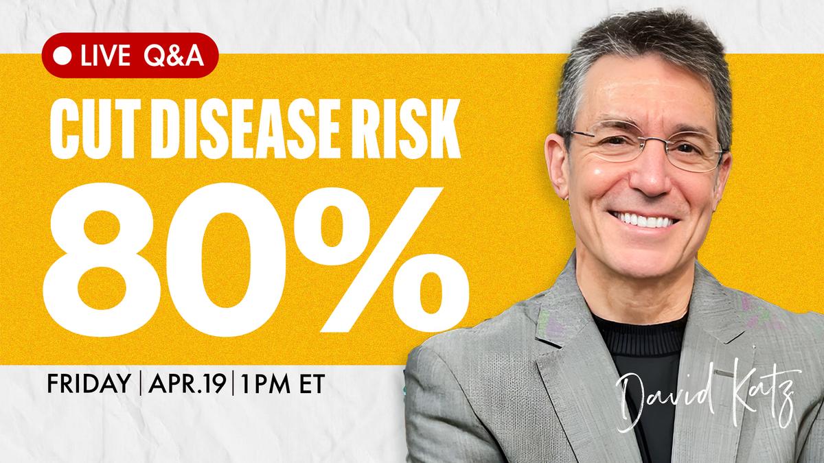 [LIVE at 1PM ET] How Diet, Lifestyle Could End 80 Percent of Diabetes, Cancer, Other Disease