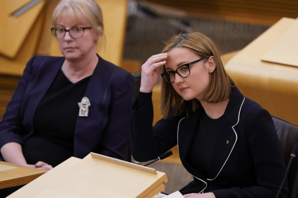 Cabinet Secretary for Wellbeing, Economy, Net Zero and Energy Mairi McAllan at the Scottish Parliament in Holyrood, Edinburgh on April 18, 2024. (Andrew Milligan/PA Wire)