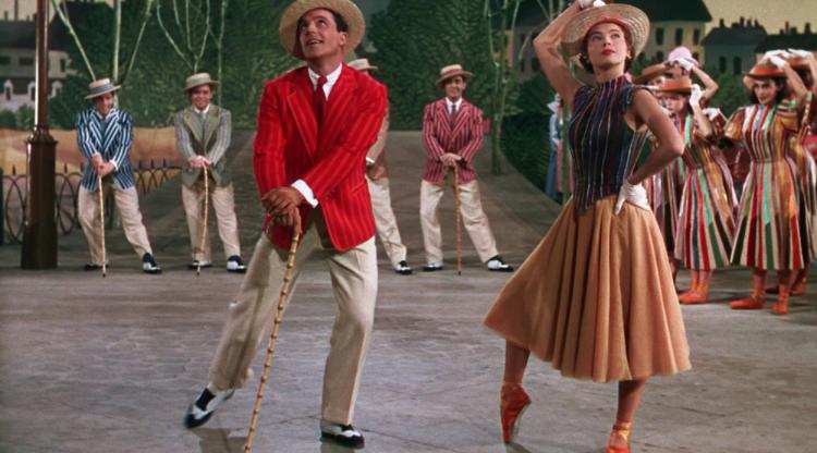 Jerry Mulligan (Gene Kelly) and Lise Bouvier (Leslie Caron), in "An American in Paris." (Metro-Goldwyn-Mayer)