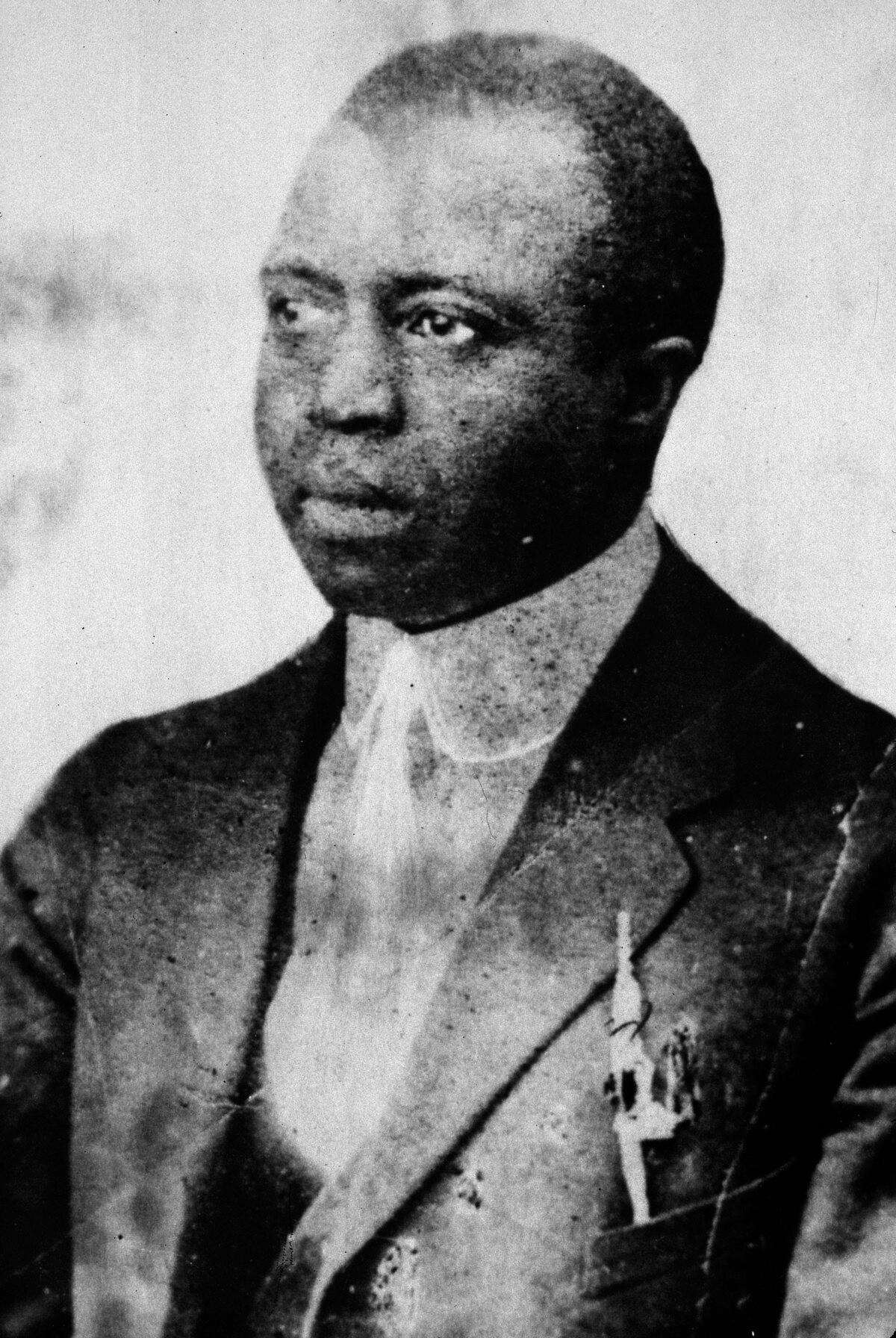American composer and pianist Scott Joplin (1868–1917). An originator of “Ragtime” music. (MPI/Getty Images)