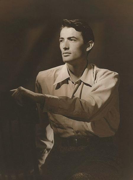 A portrait of Peck photographed by Ernest Bachrach in 1943. (Public Domain)
