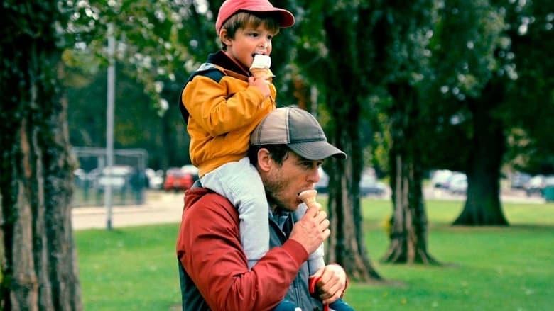 Michael (Daniel Lamont, L) enjoys ice cream with his father, John (James Norton), in "Nowhere Special." (RAI Cinema)