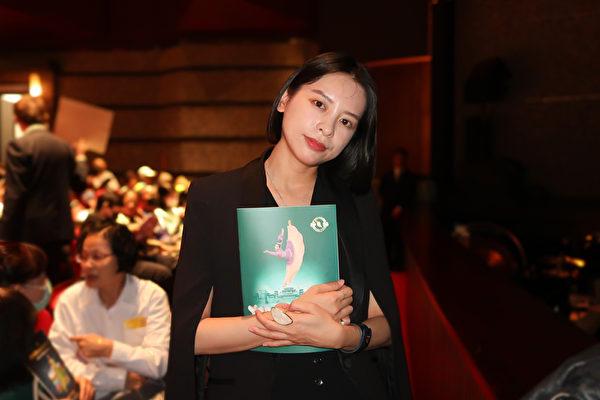 Lisa Lai at the Shen Yun Performing Arts performance at Yuanlin Performing Arts Hall in Changhua on April 20, 2024. (Daide Man/The Epoch Times)