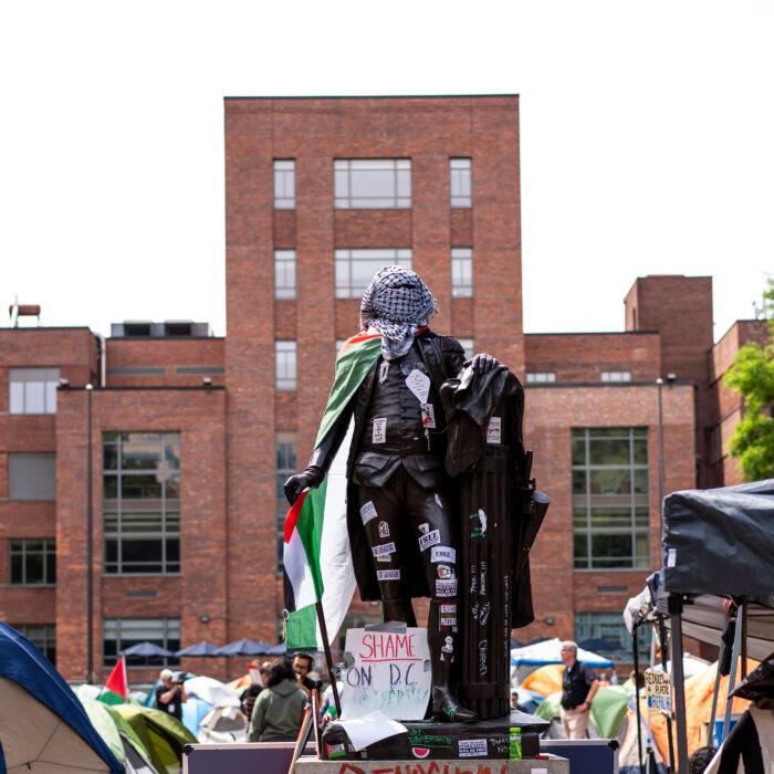 Police Clear GWU Pro-Palestinian Encampment, Prompting Cancellation of Congressional Hearing