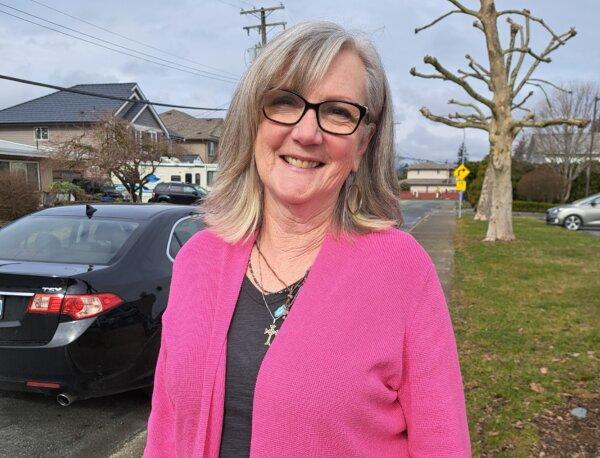 Heather Maahs, a school trustee in Chilliwack, and a B.C. Conservative candidate. (Jeff Sandes/The Epoch Times)