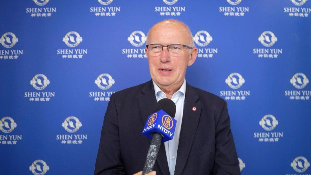 Thierry Frappé enjoyed Shen Yun at the Palais des Congrès in Paris on May 3, 2025. (NTD)