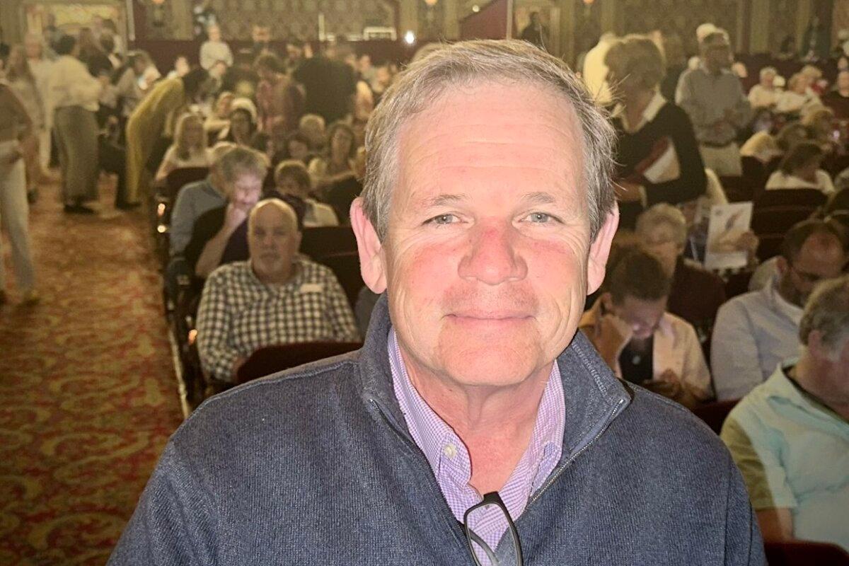 Paul Williams attended Shen Yun Performing Arts at the Providence Performing Arts Center on May 11, 2025. (Weiyong Zhu/The Epoch Times)