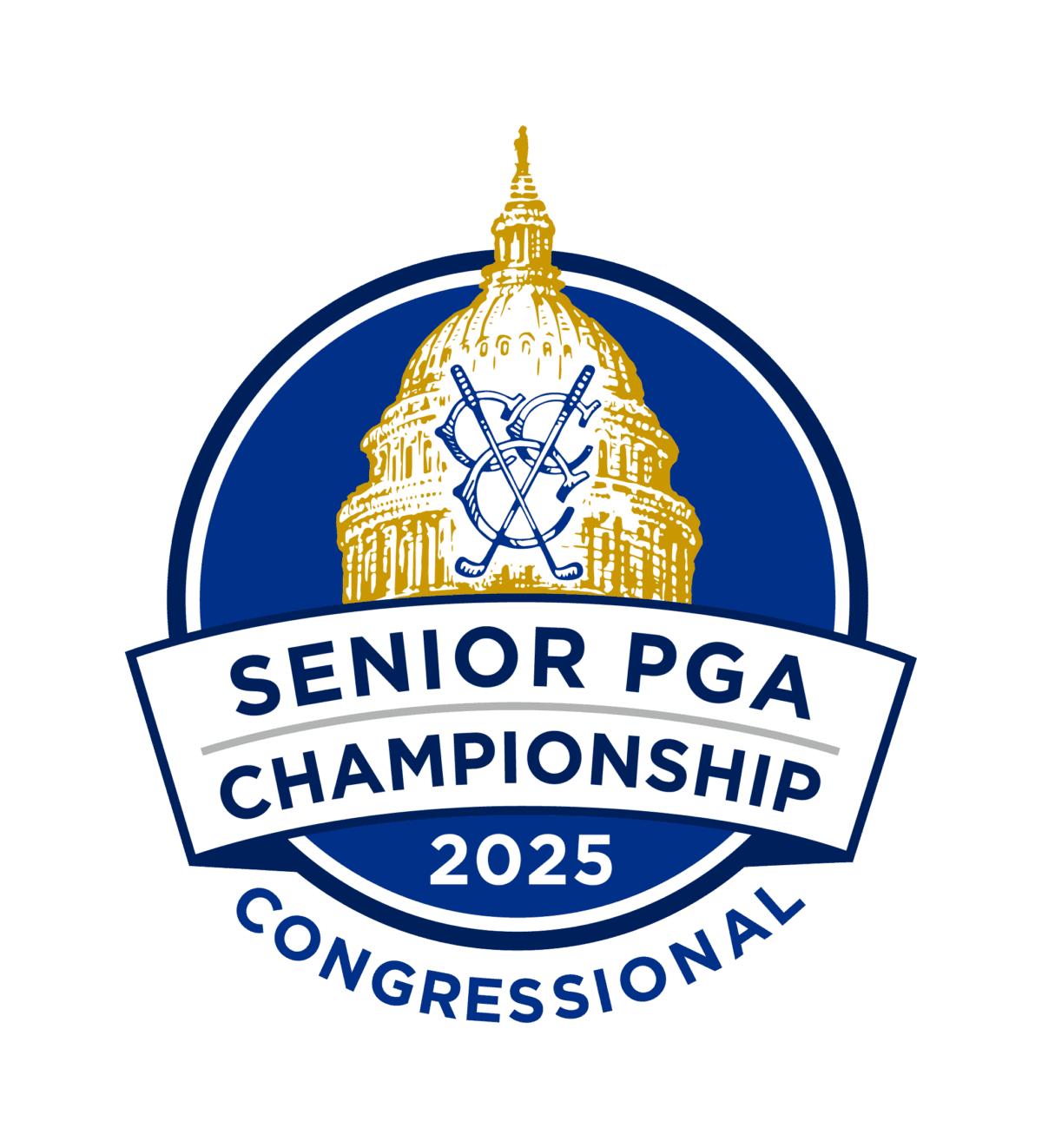 The logo of Senior PGA Championship 2025. (Courtesy of PGA of America)