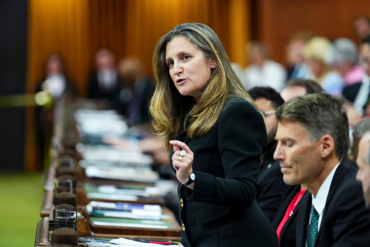 Chrystia Freeland Resigns From Cabinet, Seeks ‘Fresh Challenges’