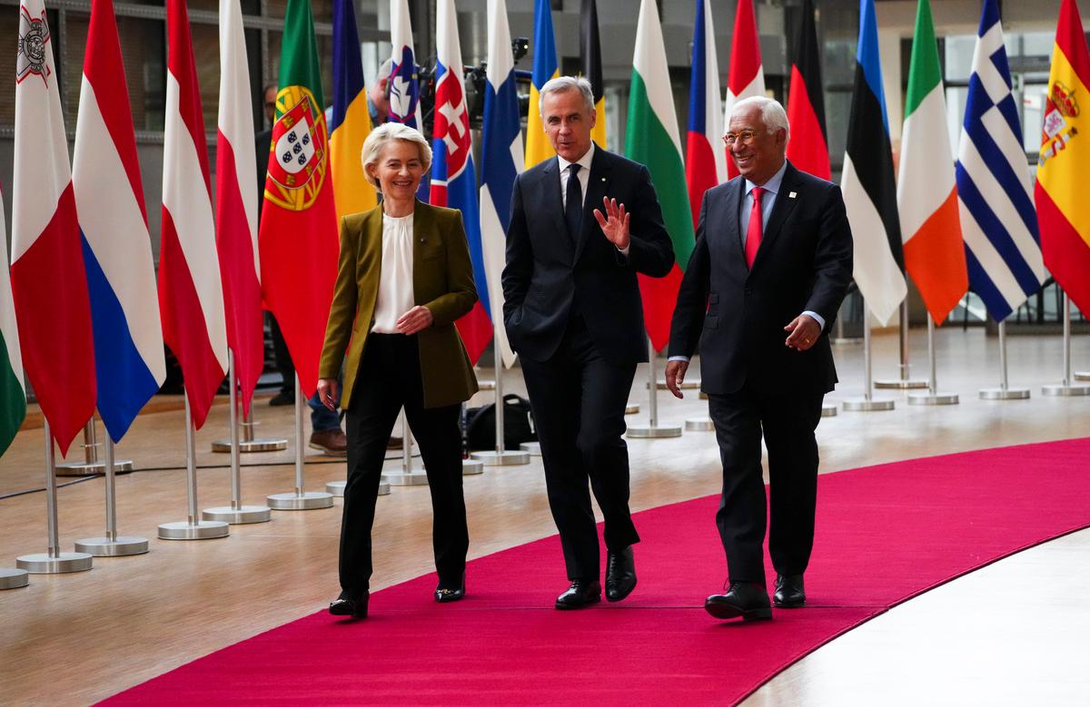 Canada, EU Sign Defence Pact During Carney’s Brussels Visit