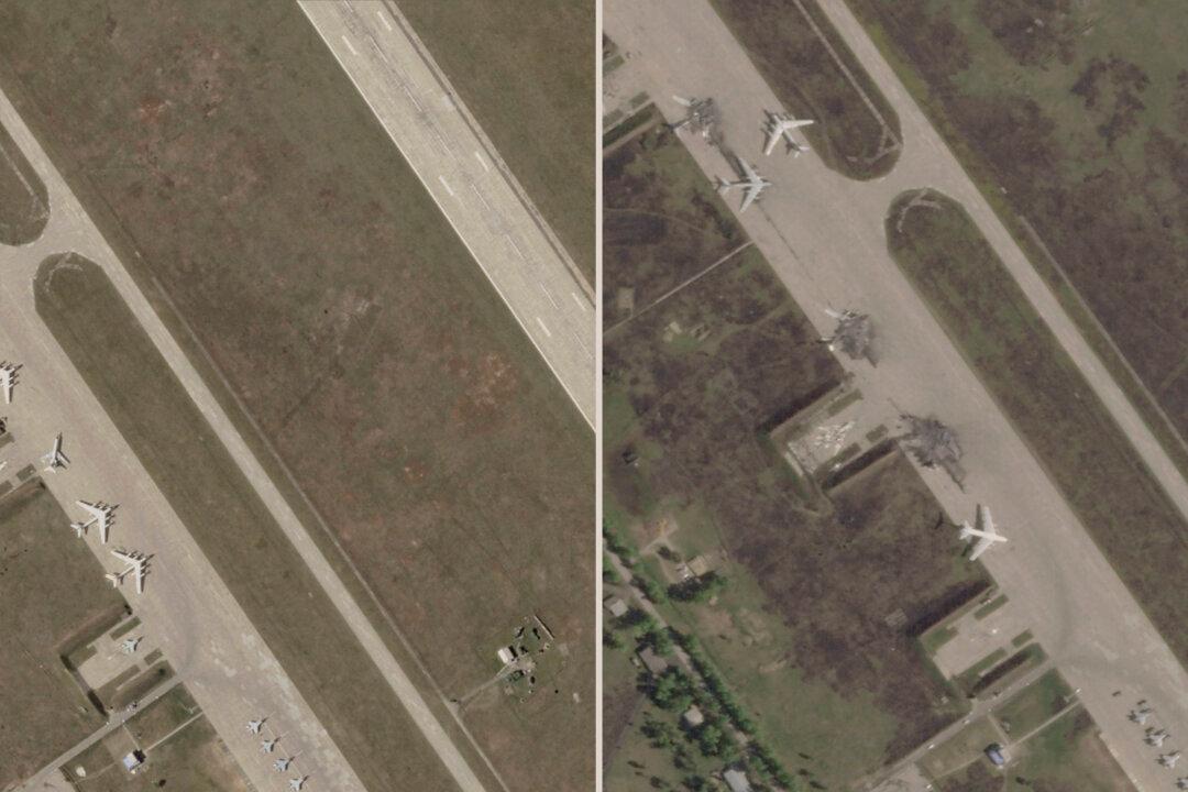 These Satellite Photos Show Russian Bombers Ukraine Says It Destroyed