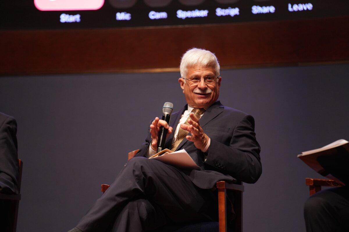 Robert Destro, former assistant secretary of state for democracy, human rights, and labor, speaks at a forum titled "Safeguarding Freedom: Countering CCP Transnational Repression," at the U.S. Capitol in Washington, on July 17, 2025. (Samira Bouaou/The Epoch Times)