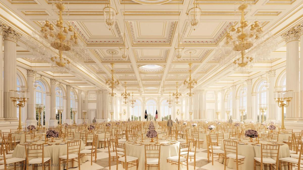 White House to Build Ballroom to Host Larger Events