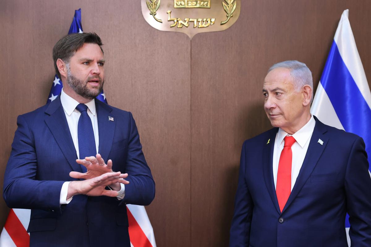 Vance, Netanyahu Discuss Gaza Civil Governance, Security to Advance Cease-Fire Agreement