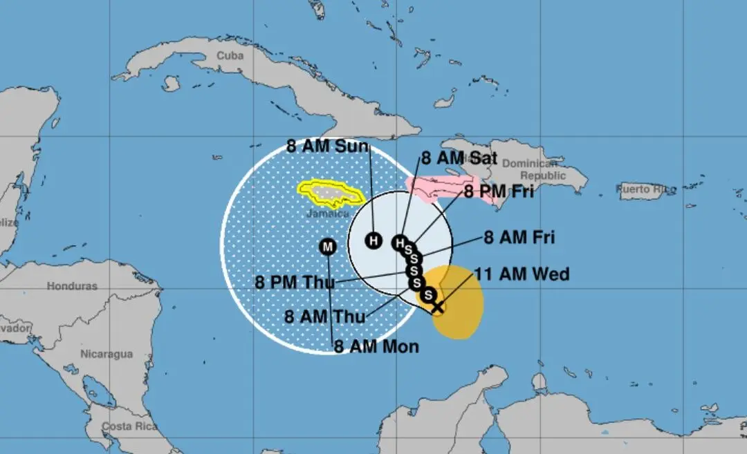 Tropical Storm Melissa to Become a Major Hurricane in Caribbean, Officials Forecast