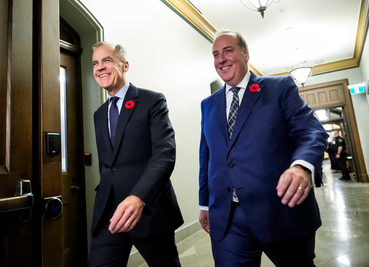 Carney Says MP d‘Entremont Joining Liberals Is ’Exceptionally Valuable’